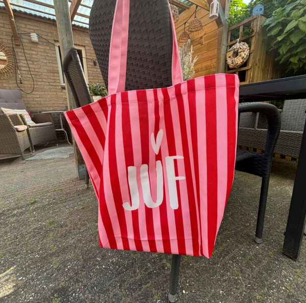 Tas juf roze en rood