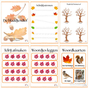 Bundel bij het boek de blaadjesdief