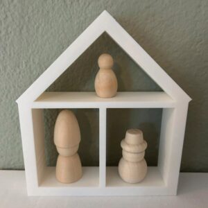 Huisje of (stoom)boot voor pegdolls