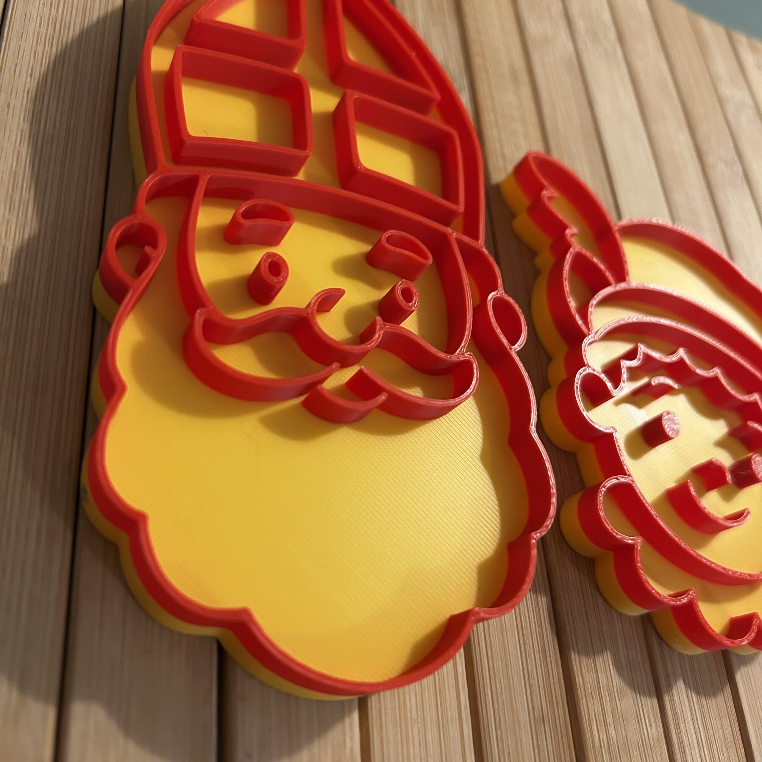 Sint en Piet vulvormen geel/rood - Afbeelding 2