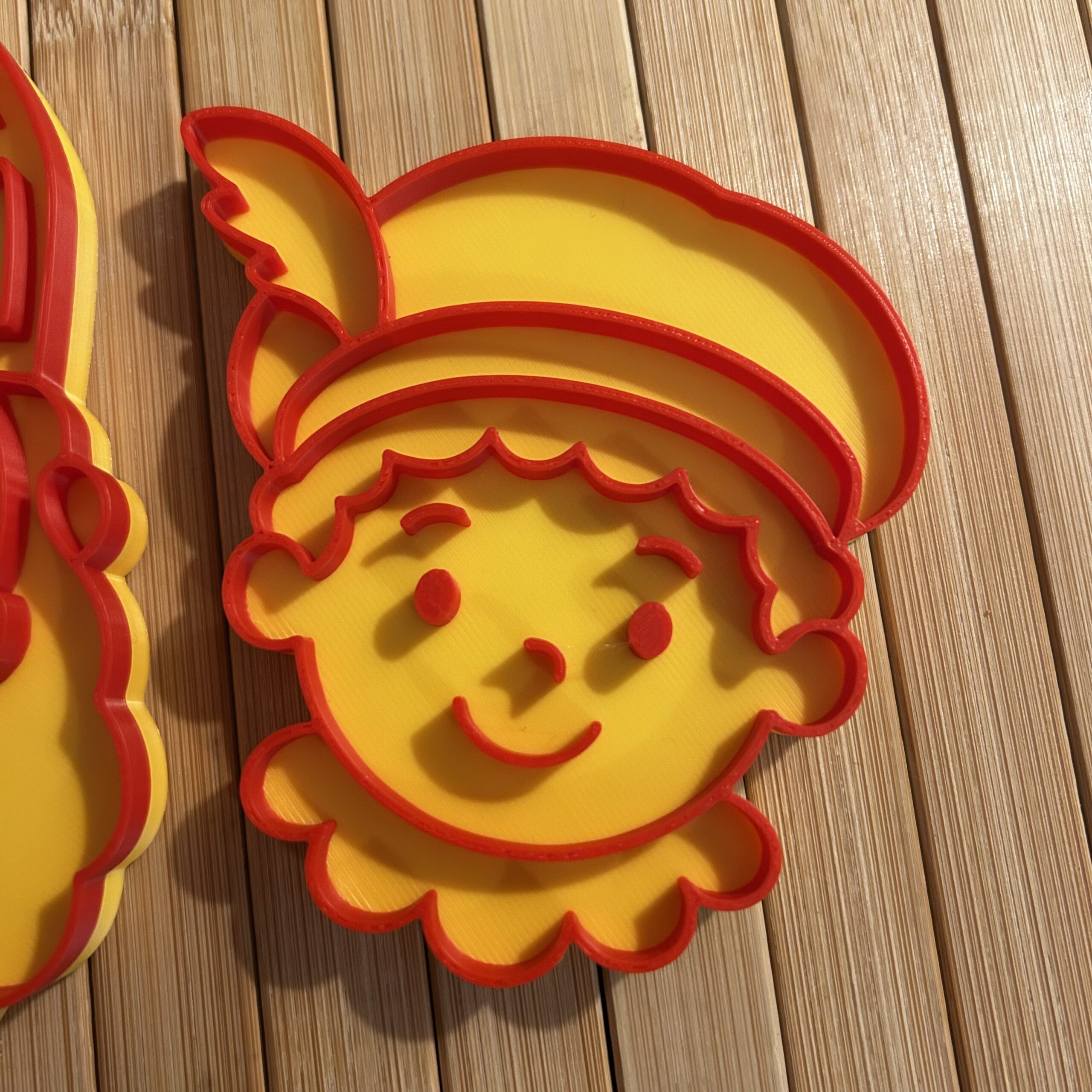 Sint en Piet vulvormen geel/rood - Afbeelding 3
