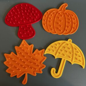 Kralenplank bordjes thema herfst random kleuren